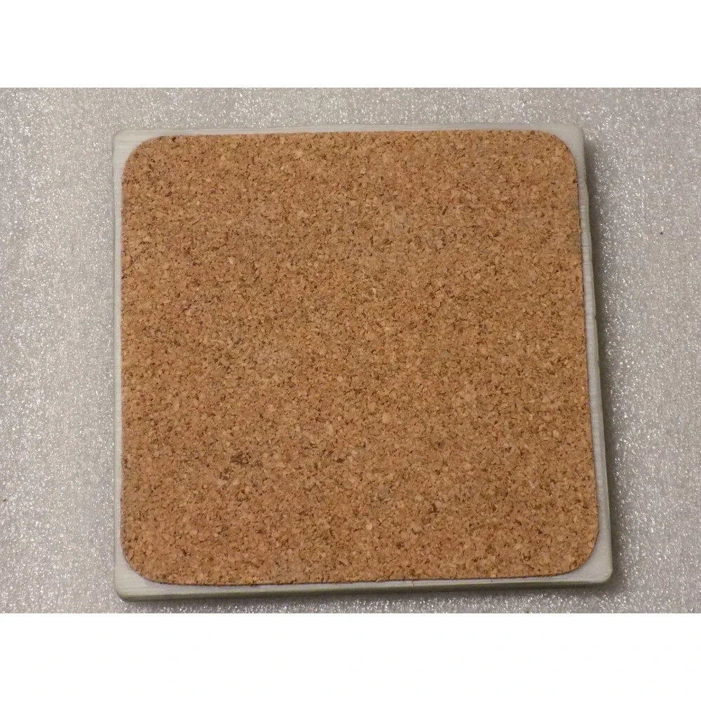 Lot Of 4 Wolf Marble Stoneware Coasters Set